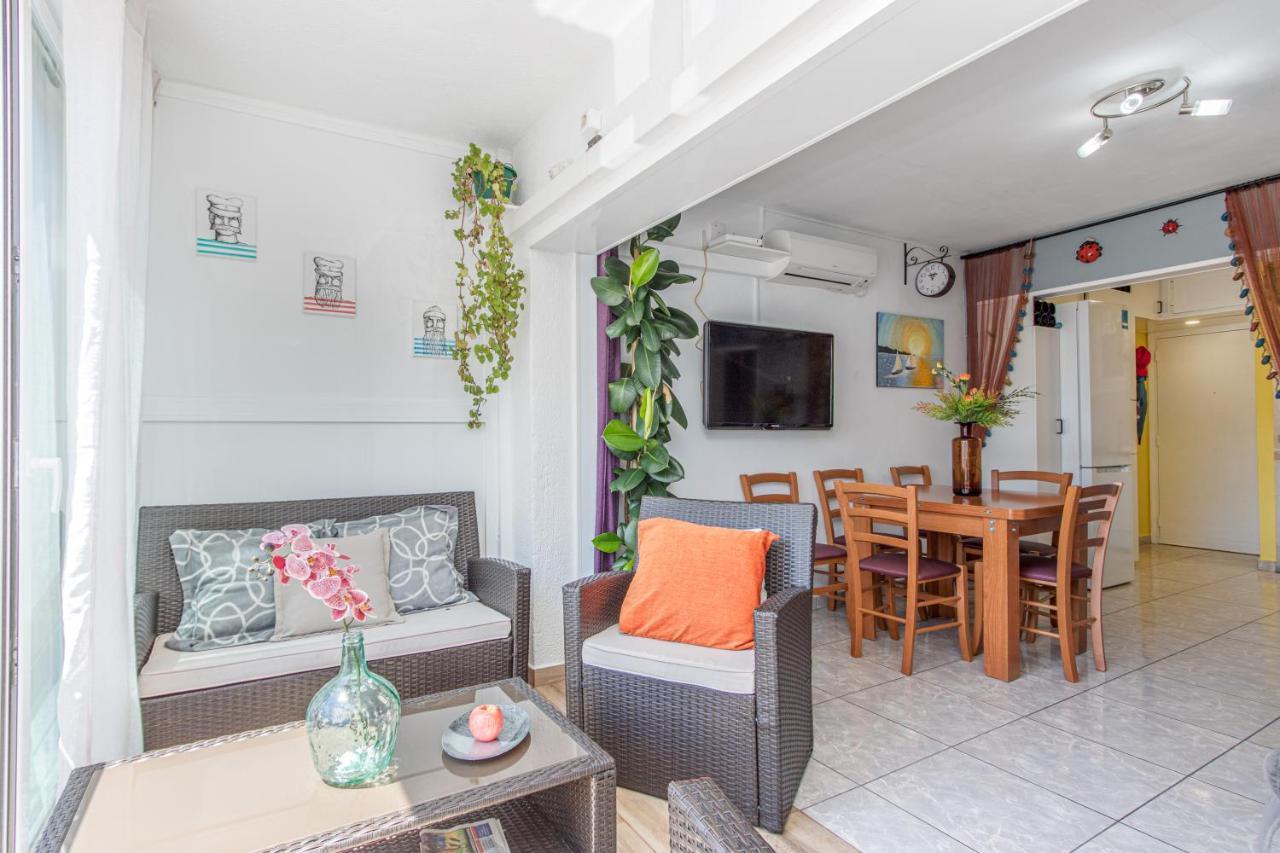 Sand1-Apartamento En La Playa, Centrico, Parking Y Clima Apartment Roses Luaran gambar