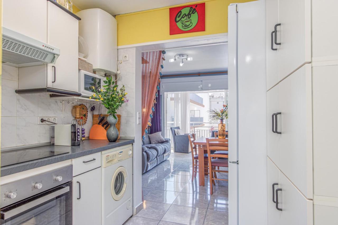 Sand1-Apartamento En La Playa, Centrico, Parking Y Clima Apartment Roses Luaran gambar